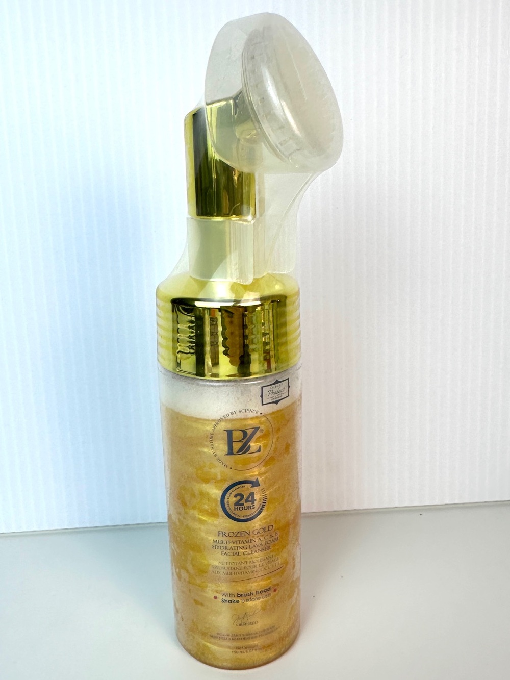 BZ 24hrs Frozen Gold Foaming Facial Cleanser – Gold